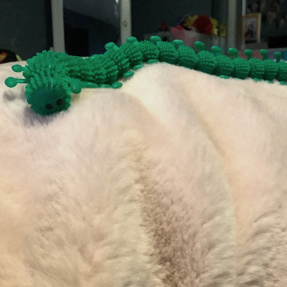 Green fidget monkey noodle